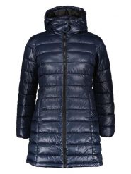 Pepe Jeans Płaszcz pikowany w kolorze granatowym rozmiar: M. Niebieskie płaszcze Pepe Jeans, m, bez wzorów, z jeansu, bez kaptura. Za 246.53 zł.