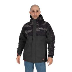 Kurtka Fox Rage Triple Layer. Czarne kombinezony FOX RAGE, l, bez wzorów, z materiału, bez kołnierzyka, bez ramiączek, długie. Za 831.00 zł.