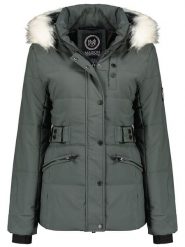 Maison Montaigne Kurtka pikowana "Chesmai" w kolorze oliwkowo-szarym rozmiar: M. Szare kurtki Maison Montaigne, m, bez wzorów, bez kaptura. Za 272.95 zł.