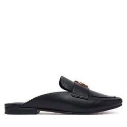 Klapki MICHAEL Michael Kors. Czarne klapki MICHAEL Michael Kors, bez wzorów, bez obcasa, bez zapięcia. Za 679.99 zł.