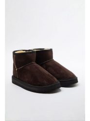 Trendyol Botki w kolorze brązowym rozmiar: 39. Brązowe botki Trendyol, bez wzorów, z materiału, bez obcasa, bez zapięcia. Za 69.75 zł.