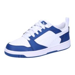 Puma Buty Rebound V6 Lo Jr 39383321. Niebieskie buty do biegania Puma, bez wzorów, bez zapięcia, do biegania. Za 201.99 zł.