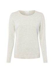 Brookshire Sweter z dzianiny DAmen Kobiety drobna dzianina szary marmurkowy, XXXL. Szare swetry brookshire, na jesień, bez wzorów, z bawełny, bez ramiączek. Za 199.95 zł.