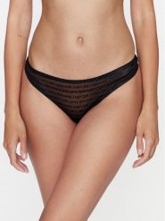 Emporio Armani Underwear Stringi 162468 3F204 00020 Czarny. Czarne stringi Emporio Armani Underwear, bez wzorów, z syntetyku. Za 179.99 zł.