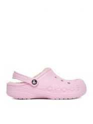 Crocs Klapki C-BAYA LINED CLOG 205969-6GD Różowy. Czerwone klapki Crocs, bez wzorów, z tworzywa sztucznego, bez obcasa, bez zapięcia. Za 189.99 zł.
