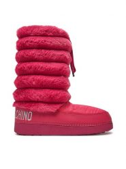 LOVE MOSCHINO Śniegowce JA24312G0LISH626 Różowy. Czerwone śniegowce Love Moschino, bez wzorów, z materiału, bez zapięcia. Za 849.99 zł.