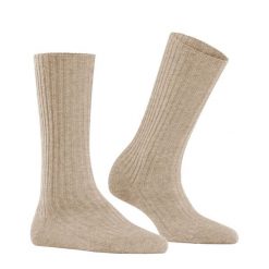 Skarpetki damskie Falke Cosy. Zielone skarpetki Falke, bez wzorów, z kaszmiru. Za 136.00 zł.