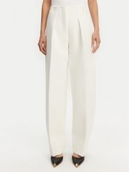 JACQUEMUS Spodnie materiałowe Le Pantalon Ovalo 24E241PA0791718 100 Biały Regular Fit. Białe spodnie materiałowe JACQUEMUS, bez wzorów, z materiału. Za 2,769.00 zł.