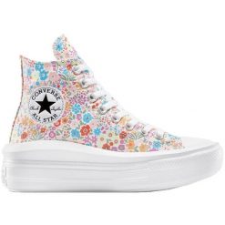 Adidasy Converse Chuck Taylor All Star Move Platform Mini, Dla obu płci. Buty sportowe lifestyle Converse, bez wzorów, retro, bez zapięcia. Za 490.00 zł.