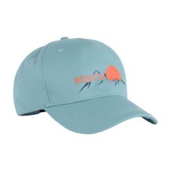 Czapka Z Daszkiem Unisex Dla Dorosłych Z Logo. Niebieskie czapki z daszkiem Regatta, bez wzorów, sportowe. Za 54.99 zł.