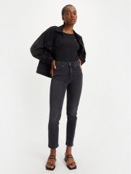Levi's® Jeansy 724™ 188830199 Czarny Straight Fit. Czarne jeansy s, bez wzorów, z bawełny. Za 459.99 zł.