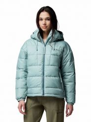 Columbia Kurtka zimowa "Pike Lake III" w kolorze błękitnym rozmiar: L. Niebieskie kurtki Columbia, na zimę, l, bez wzorów, z puchu, bez kaptura. Za 434.95 zł.