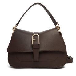 Torebka Furla. Brązowe torebki klasyczne Furla, bez wzorów, klasyczne, bez dodatków. Za 1,859.00 zł.