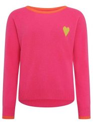 Zwillingsherz Kaszmirowy sweter w kolorze różowym rozmiar: XL. Różowe swetry Zwillingsherz, xl, bez wzorów, z kaszmiru, bez ramiączek. Za 347.99 zł.