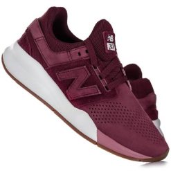 Damskie sportowe buty do chodzenia NEW BALANCE. Czerwone buty sportowe lifestyle New Balance, bez wzorów, sportowe, bez zapięcia. W wyprzedaży za 259.00 zł.