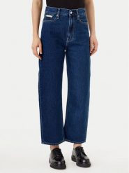 Calvin Klein Jeans Jeansy Barrel J20J225004 Granatowy Loose Fit. Niebieskie jeansy Calvin Klein Jeans, bez wzorów, z bawełny. Za 339.99 zł.