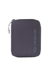 Portfel turystyczny RFiD Bi-Fold Wallet Recycled. Niebieskie portfele Lifeventure, bez wzorów, z materiału. Za 87.99 zł.