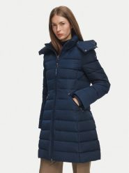 Tommy Hilfiger Kurtka puchowa WW0WW51111 Granatowy Regular Fit. Niebieskie kurtki Tommy Hilfiger, m, bez wzorów, z puchu, bez kaptura. Za 1,499.00 zł.
