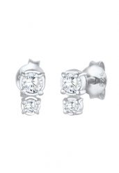 Elli Damskie kolczyki sztyfty Eleganckie Basic z cyrkoniami w pozłacane srebrze próby 925 Sterling Silver Kolczyki 1 ct. Szare kolczyki Elli, z cyrkonią, pozłacane. Za 208.99 zł.