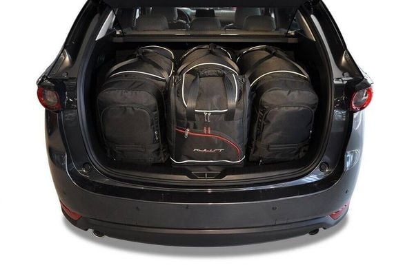 Torby Do Bagażnika Mazda Cx-5 2017+ 4Szt Kjust. Czarne torby podróżne KJUST, bez wzorów, z kauczuku. Za 1,332.00 zł.