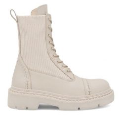 Trzewiki Badura. Botki Badura, bez wzorów, bez obcasa, na płaskiej podeszwie, bez zapięcia. Za 299.99 zł.