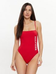 Tommy Hilfiger Strój kąpielowy UW0UW05306 Czerwony. Czerwone stroje jednoczęściowe Tommy Hilfiger, bez wzorów, z syntetyku. Za 239.99 zł.