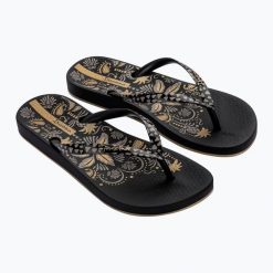 Japonki damskie Ipanema Anat Nature VIII. Czarne japonki Ipanema, bez wzorów. Za 66.99 zł.