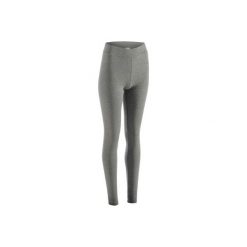 Legginsy slim Gym & Pilates FIT+ 500 damskie. Niebieskie legginsy DOMYOS, bez wzorów, z bawełny. W wyprzedaży za 44.99 zł.