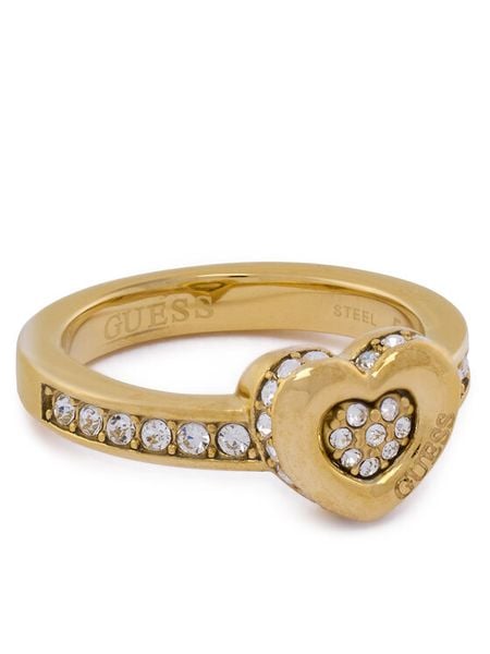 Guess Pierścionek JUBR05 464JW Złoty. Żółte pierścionki Guess, metalowe. Za 179.99 zł.