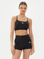 Adidas Biustonosz sportowy Hyperglam IS4491 Czarny. Czarne biustonosze sportowe adidas, bez wzorów, z syntetyku. Za 159.99 zł.