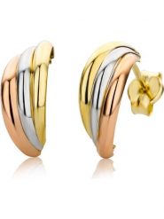 Revoni Złote kolczyki-wkrętki rozmiar: onesize. Szare kolczyki Revoni, złote. Za 491.99 zł.