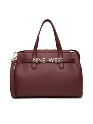 Nine West Torebka EO-Manhattan-Muse-II-LX10197 Bordowy. Czerwone torebki klasyczne Nine West, bez wzorów, z materiału, bez dodatków. Za 219.99 zł.
