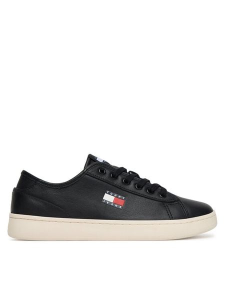 Tommy Jeans Tenisówki Tjw Lightweight Court EN0EN02875 Czarny. Czarne trampki Tommy Jeans, bez wzorów, z jeansu, bez zapięcia. Za 269.99 zł.
