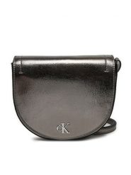 Calvin Klein Jeans Torebka Minimal Monogram K60K612730 Złoty. Żółte listonoszki Calvin Klein Jeans, bez wzorów, z jeansu, bez dodatków. Za 319.99 zł.