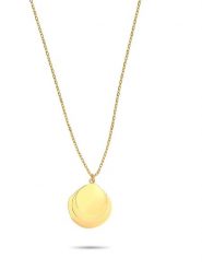 Liebeskind Naszyjnik z zawieszką - dł. 50 cm rozmiar: onesize. Żółte naszyjniki Liebeskind, z materiału, ze stali. Za 218.57 zł.