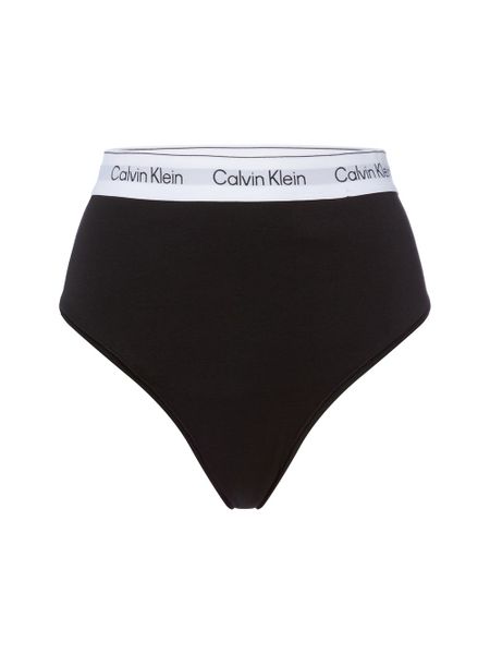 Calvin Klein Stringi Kobiety Bawełna czarny, XL. Czarne majtki sportowe Calvin Klein, xl, bez wzorów, z bawełny. Za 169.95 zł.