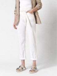 Rosner Dżinsy - Relaxed fit - w kolorze białym rozmiar: W40/L30. Białe jeansy Rosner, l, bez wzorów, z tkaniny, z podwyższonym stanem. Za 208.99 zł.