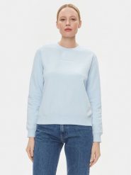 Calvin Klein Jeans Bluza Institutional J20J222548 Błękitny Regular Fit. Niebieskie bluzy Calvin Klein Jeans, l, bez wzorów, z bawełny, bez kaptura. Za 429.99 zł.