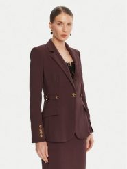 Elisabetta Franchi Marynarka GI-175-56E2 Bordowy Regular Fit. Czerwone marynarki i żakiety Elisabetta Franchi, bez wzorów, z syntetyku, bez ramiączek. Za 2,289.00 zł.