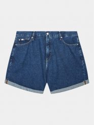 Calvin Klein Jeans Szorty jeansowe J20J221008 Niebieski Regular Fit. Niebieskie szorty Calvin Klein Jeans, bez wzorów, z bawełny. Za 319.99 zł.