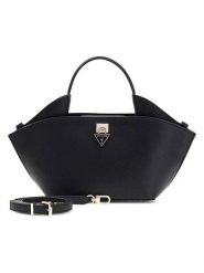 Guess Torebka w kolorze czarnym - 34 x 20 x 10 cm rozmiar: onesize. Czarne torebki klasyczne Guess, z aplikacjami, z materiału, przez ramię, bez dodatków. Za 364.95 zł.