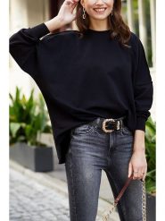 LA Angels Sweter w kolorze czarnym rozmiar: XL. Czarne swetry LA Angels, xl, bez wzorów, bez ramiączek. Za 140.86 zł.