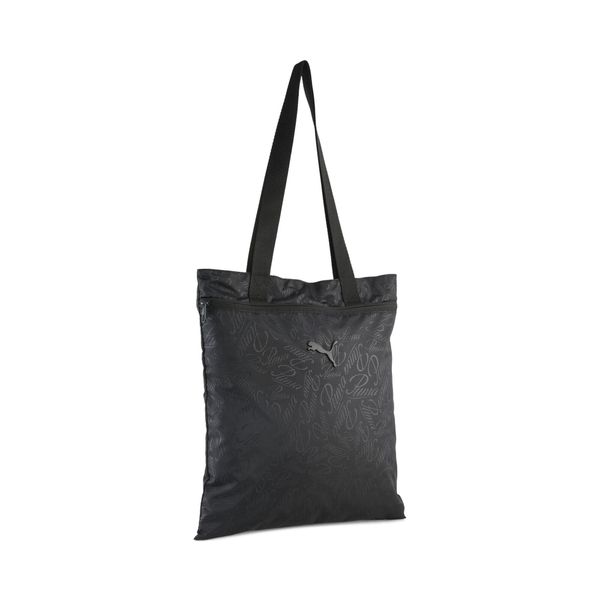 Torba typu tote Pop PUMA. Czarne torby sportowe Puma, bez wzorów. Za 89.00 zł.