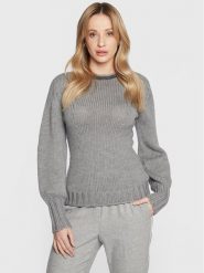 Fabiana Filippi Sweter MAD222W109 Szary Regular Fit. Szare swetry Fabiana Filippi, bez wzorów, z wełny, bez ramiączek. Za 2,569.00 zł.