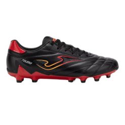 Buty piłkarskie Joma Toledo 2601 FG. Czarne buty treningowe Joma, bez wzorów, z materiału, bez zapięcia, na fitness i siłownię. Za 248.50 zł.