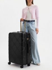 Nine West Walizka duża CEO-NW-L-005-09 BLACK Czarny. Czarne walizki Nine West, duże. Za 399.99 zł.