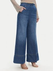 PINKO Jeansy New Paolina 104823 A2GQ Niebieski Wide Leg. Niebieskie jeansy Pinko, bez wzorów, z bawełny. Za 779.99 zł.