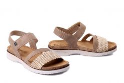 INBLU FA-05 012 marrone, sandały damskie. Brązowe sandały Inblu, bez wzorów, bez obcasa, bez zapięcia. Za 101.90 zł.