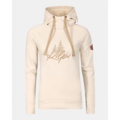 Damska bawełniana bluza z kapturem Kilpi NEA-W. Brązowe bluzy Kilpi, bez wzorów, z bawełny, sportowe, bez ramiączek, z kapturem. Za 318.77 zł.