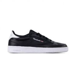Buty do chodzenia damskie Reebok Club C 85 Emboss. Czarne buty treningowe Reebok, bez wzorów, z materiału, bez zapięcia, trekkingowe, Reebok Club. Za 374.00 zł.